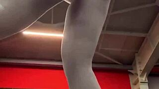 Watch This Extreme Public Masturbation And Fingering Session At The Gym With A Young Teen Amateur!