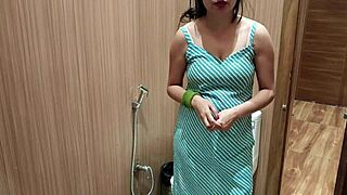 Indian Bhabhi Screams In Ecstasy During Shower Sex After Bath!