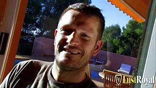 Juliana Val and Yesenia Rock Threesome Fuck by the Pool