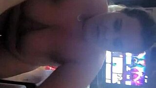 Kandy Kane's Homemade Deepthroat and Big Tits Show