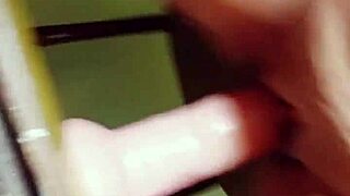 watching sister-in-law masturbate with thick dildo