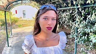 young beautiful french girl already adventurous