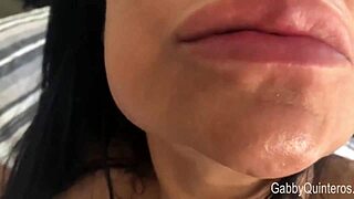 mamacita gabby quinteros loves playing with her mature trimmed cunt