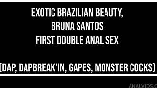 Exotic brazilian beauty bruna santos first ever double anal fuck dap anal dapbreakin huge gapes atm monster cocks.
