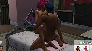 Step siblings Erika Acharya are discovered by their stepfather in a family situation