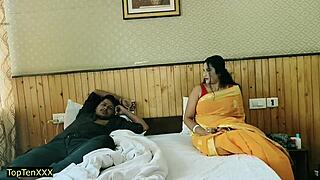 Chubby bhabhi undresses for hardcore sex