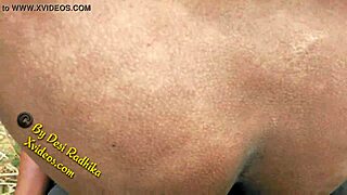 Indian couple fucking outdoor in forest