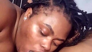 Sucking that good dick deep.