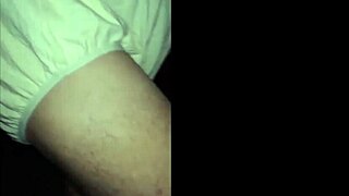 Walk in pantie with cock out into bar for a beer