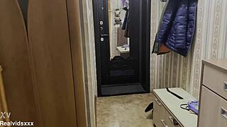 Will Russian Soldier Satisfy Lonely Wife's Pussy And Ass?