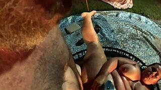 Wild Outdoor Sex Toy Fun