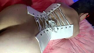 Latina wife cheats with husband's best friend in sheer dress doggystyle 😏