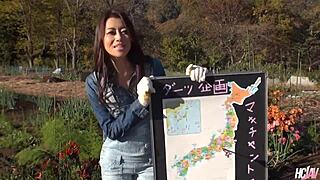 hot and horny japanese lady maki houjyou makes him cum inside