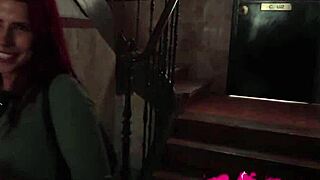 sofia santana, cute redhead student, fucks for tuition in casting