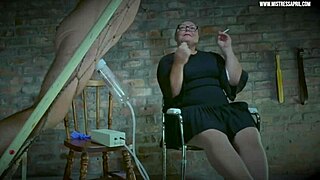 Dominatrix Mistress April's special bed torments slave 😈