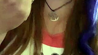 kandy kane gives deepthroat blowjob to homemade amateurs