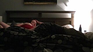 Chubby couple enjoys round 3 of homemade BBW sex.