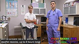 franks gets a football physical with fingering and anal by dr canada