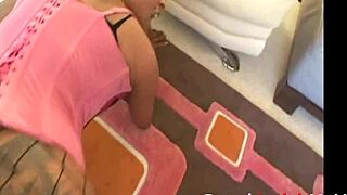 ebony girl engages in intimate activities with partner