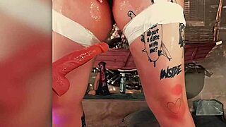 Redhair Cosplayer Sucks And Enjoys Sex Machine