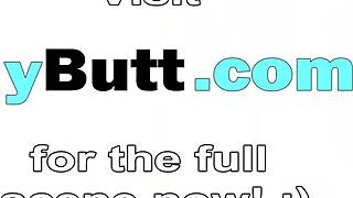 does this naughty brunette's bubbly butt look perfect for pov blowjob?