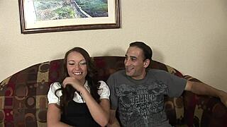 Harley stevens films a scene with her boyfriend