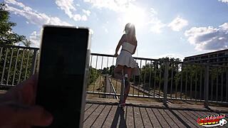 Blonde anal first time