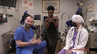 Rina Arem's First Gyno Exam With Neighbor