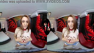 Pretty latina in lingerie explores reality pov