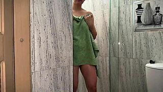 Stepsister Invites Me To Fuck While She Showers In The Dorm