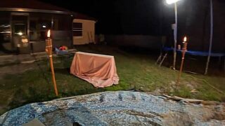 Wild Outdoor Sex Toy Fun