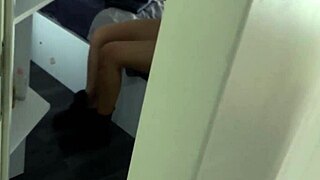 stepsister catches me spying in the dorm room