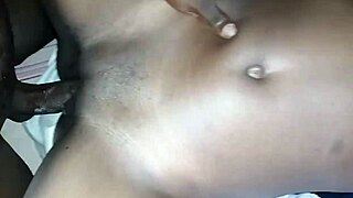 African teen 18+ shaved pussy gets fucked roughly