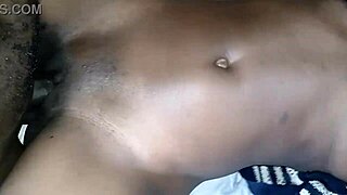 African teen 18+ shaved pussy gets fucked roughly
