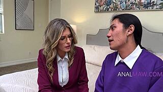 step mom caught cheating, proposes making anal content with fans