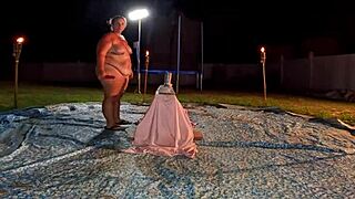 Wild Outdoor Sex Toy Fun