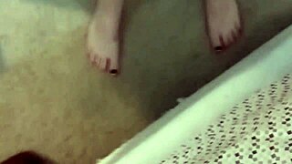 Latina teen Talia fingers her pussy and deepthroats dildo in solo casting