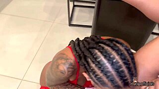 Doggy style done right with lesbian strapping, juicy tits and ass licking.