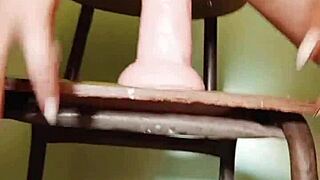 watching sister-in-law masturbate with thick dildo