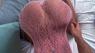 Fitness Model In Tight Dress Begs Neighbor For Cock In Kitchen