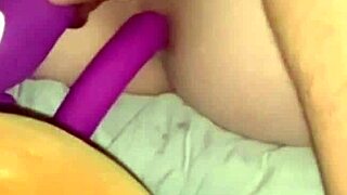 Close-Up Of First Time Inserting Giant Vibrator Dildo And Anal Toy In Vagina She Vomits From Massive Toy Then Cums Three Hours Later