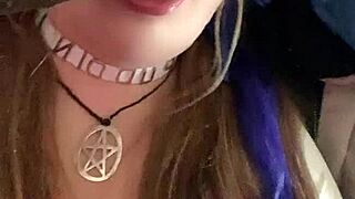 kandy kane gives deepthroat blowjob to homemade amateurs