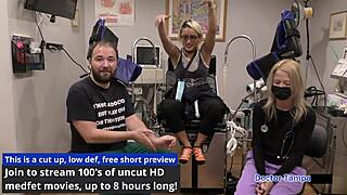 i'm channy crossfire, getting my yearly physical from dr. tampa in the hospital