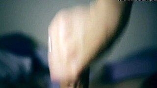 Wife gives a sensual massage leading to handjob and cumshot in POV
