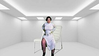 Γιαγιά Princess Leia-Darth Vader δίνει sith creampie στη Darth Tochter