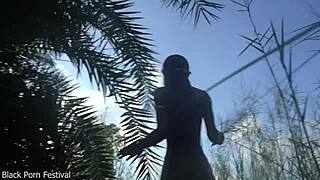 i saw hot skinny african village girl walking naked, probably looking for dick