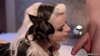 Deep throat hottie is elegant!