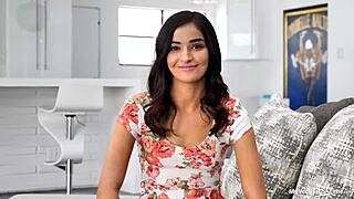 I am so stoked to have this big cock destroy my pussy for my first scene