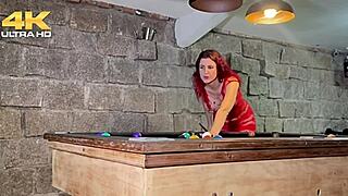 Feeling The Intense Passion As Latina Amateurs Engage In Blowjob And Sex On The Pool Table