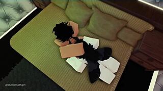 V Robloxu roztomilá 18+ motýlí holka dostává drsně nakládat <3